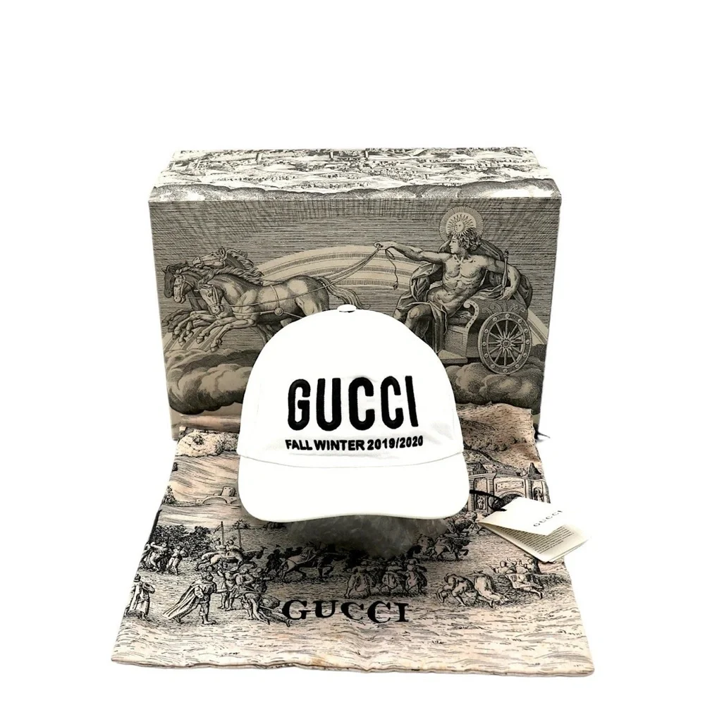 Gucci Campaign Hat Cap - White - Picture 1 of 8